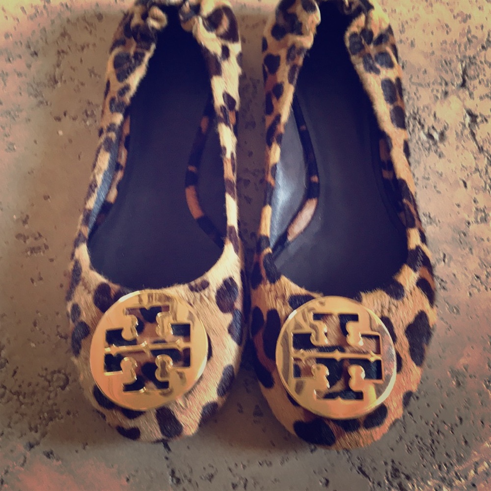 TORY BUTCH LEOPARD FLATS